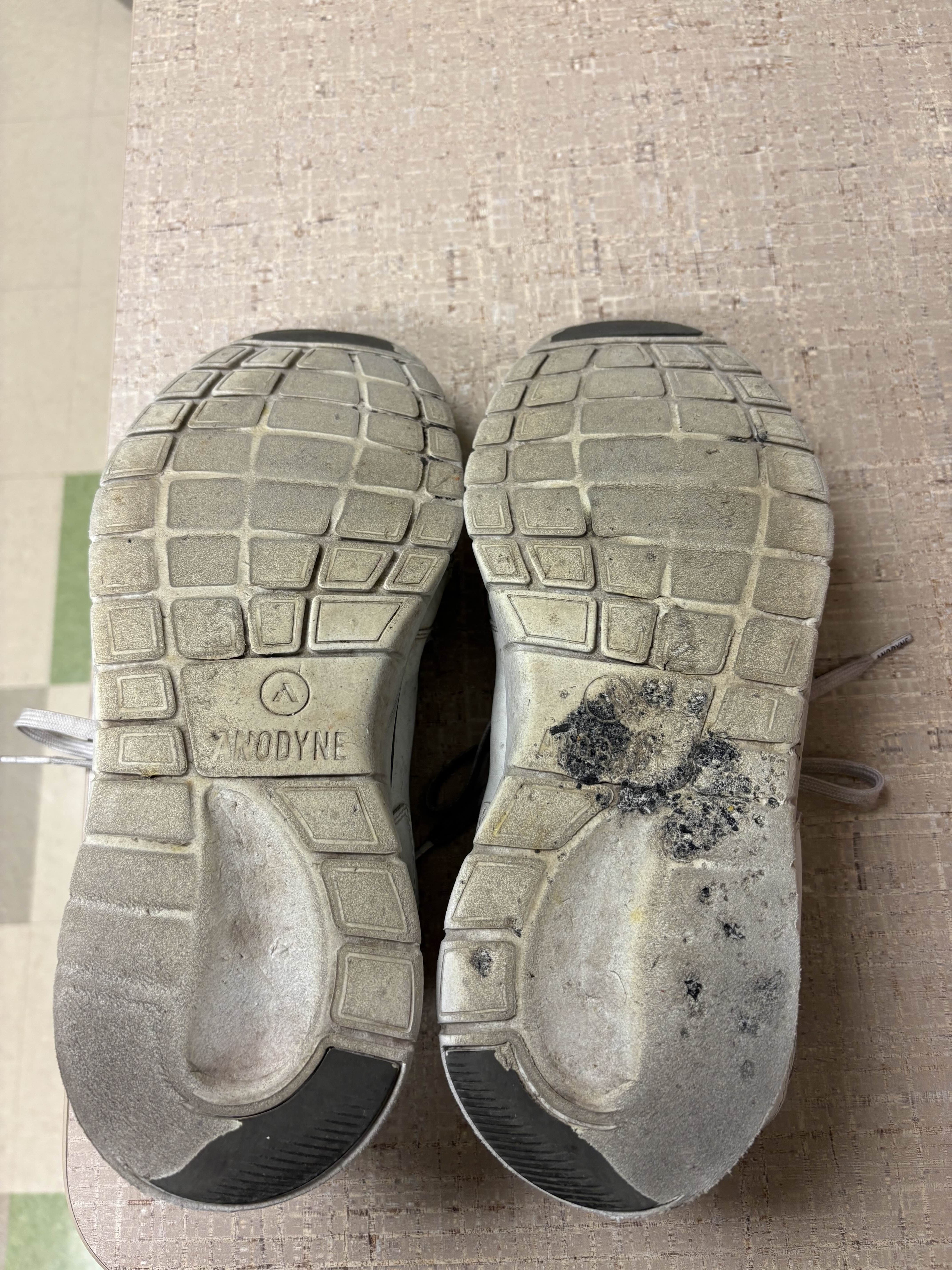 worn-down shoe
