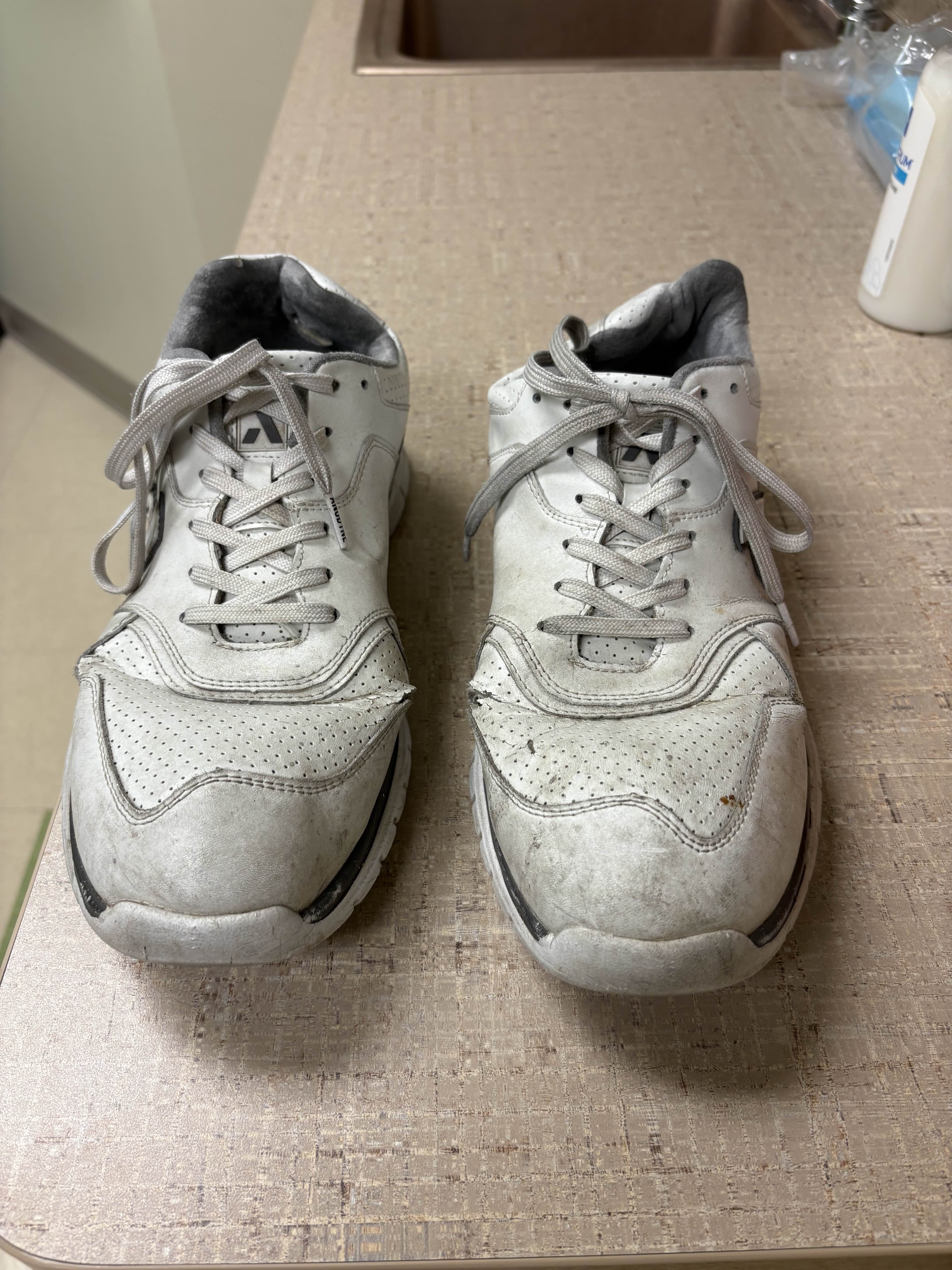worn-down shoe
